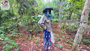 สาววัยรุ่นไทยเดินหาหมากระจุกในป่า โดนจับเย็ดหีร้องครางลั่นป่า