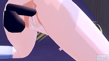 ヒヨコのアナルが激しく責められる無修正アニメ