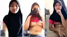 Gadis Hijab Aisyah, Tubuh Seksi Menggoda Dengan Baju Merah Yang Membuat Nafsu Bergolak