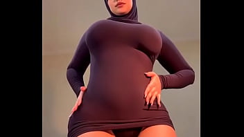 Gadis Berhijab Yang Menggoda Bergoyang Dengan Sensual