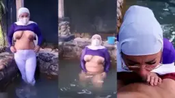 Goyangan Panas Ibu Rumah Tangga Dengan Tukang Bangunan