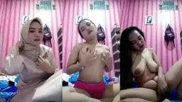 Jilbab Basah, Payudara Ayang Diremas Hingga Menggairahkan
