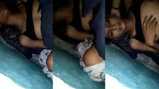 Gadis Merintih Kesenangan Saat Menelan Batang Besar Pacarnya Dalam Video Panas