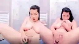Gadis Tobrut Menggoda Diri Sendiri Sebelum Mandi Panas