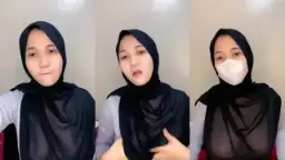 Ukhti Berjilbab Dengan Payudara Montok Dan Baju Tipis Tembus Pandang Di Siaran Langsung