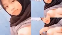 Gadis Smp Berhijab Cantik Pamer Payudara Montok