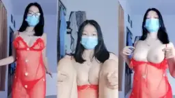 Gaun Dalam Mochi Transparan Yang Menggoda