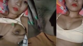 Gadis Kampus Genit Merangsang Memeknya Di Depan Pacar Nepal