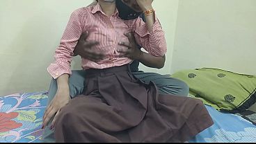 Cewek Kuliahan India Digebukin Doi Di Kos, Crot Di Dalem Kamar
