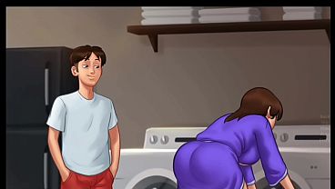 Malam Musim Panah Penuh Rahasia [v21.0.0] | Ibu Tiri Ngepoin Aku Diam-diam (18+) | Novel Visual Dewasa