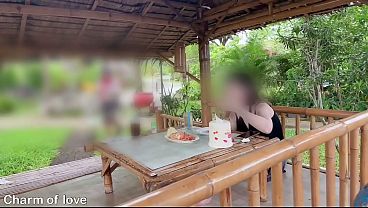 Ngentot Di Luar Bareng Stranger Thailand, Basah Semua.