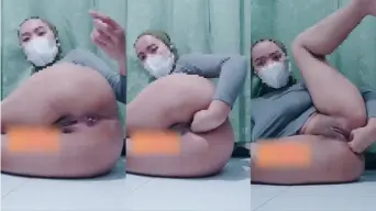 Mahmud Si Binal Berhijab, Jari-jarinya Main Di Lubang Belakang Sampai Basah