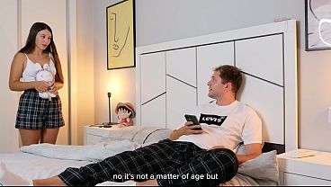 Kakak Tiri Ngewe Adik Tiri Perawan Sampai Mancut Di Memek Sempitnya!